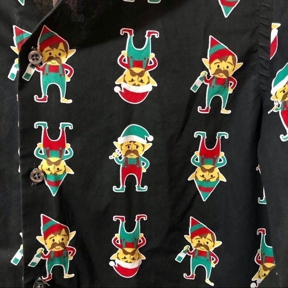 North Pole Trading Co Elf Pajama Shirt - Picture 2 of 4